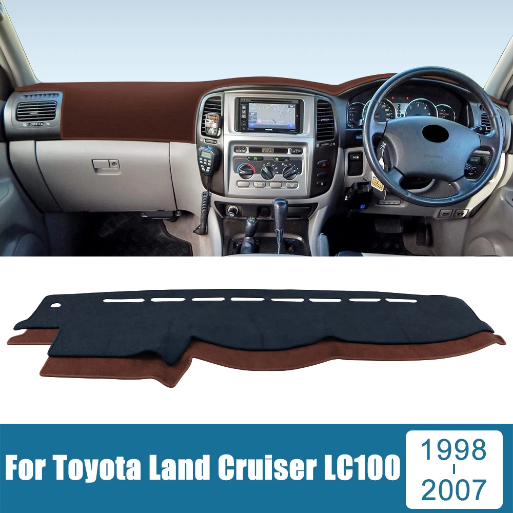 

Car Dashboard Cover For Toyota Land Cruiser 100 LC100 1998 - 2000 2001 2002 2003 2004 2005 2006 2007 Sun Shade Pad Accessories