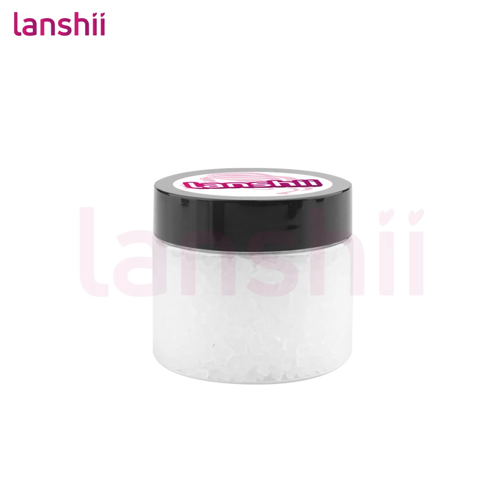 

Lanshii 40 г банка кератинового клея в гранулах бусины для наращивания волос, кератиновые гранулы Hot Fusion для U Tip I Tip в черном, коричневом, прозрачном
