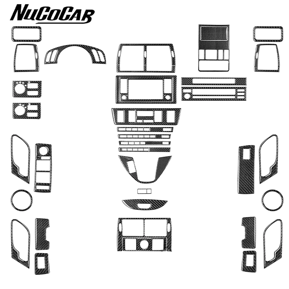 Центральный инструмент из углеродного волокна для BMW X5 E53 2000-06, панель переключения CD, подъемная панель, чехол для костюма, аксессуары для интерьера автомобиля, наклейка