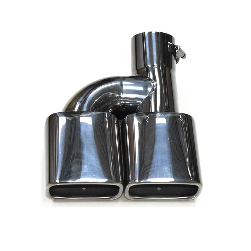 SYPES 1 PCS Plating Black Muffler Tip Voxy 80 Exhaust Tip For Noah Voxy 80 Series 2010  Square  Exhaust System