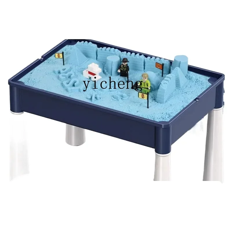 Mesa de areia espacial xl, piscina de brinquedo infantil, bebê, escavação de areia doméstica, grande terno de mesa de areia