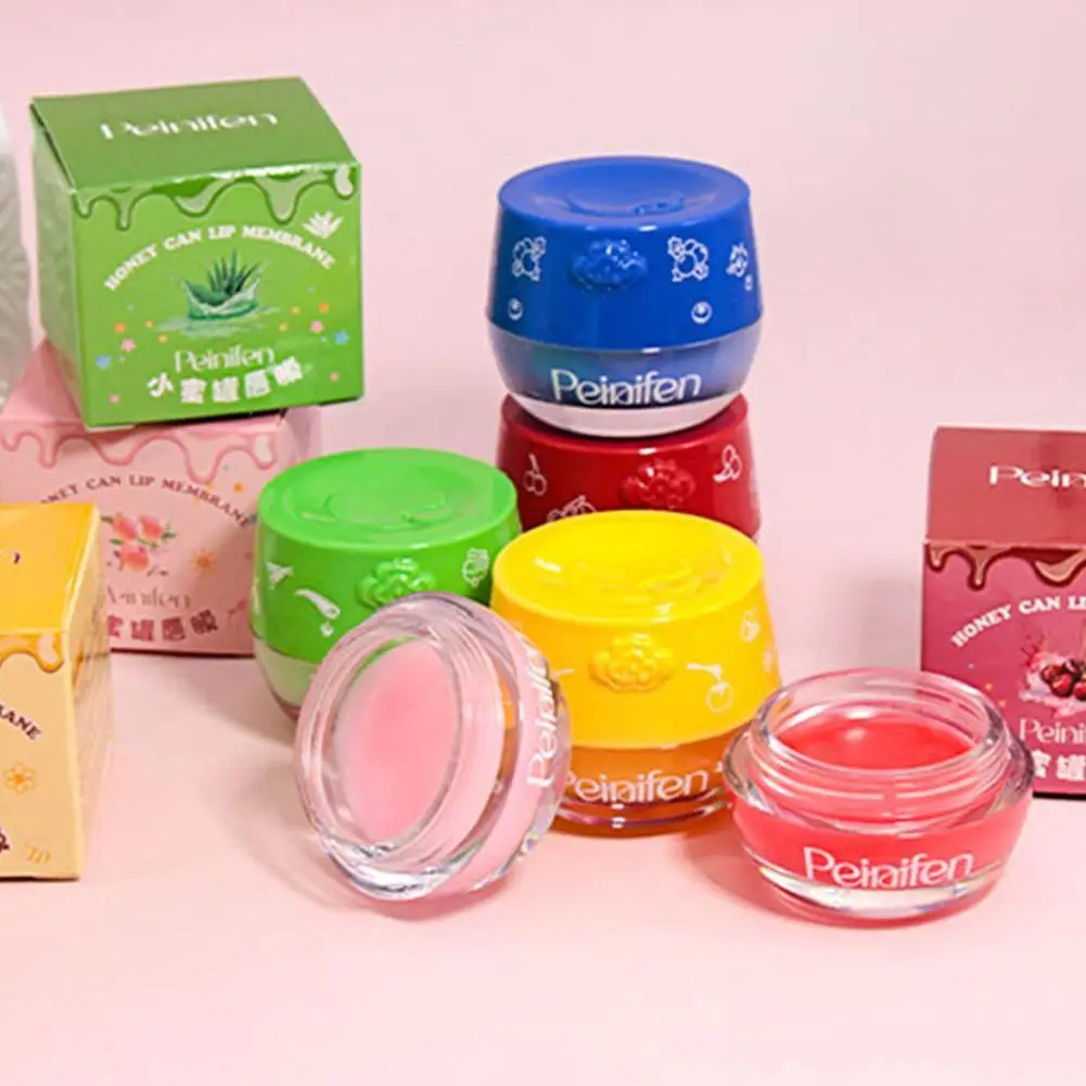 قناع الشفاه للنوم، صيانة النوم الليلي، ملمع الشفاه المرطب، كريم التبييض المغذي للعناية بالشفاه، عسل الفراولة #3