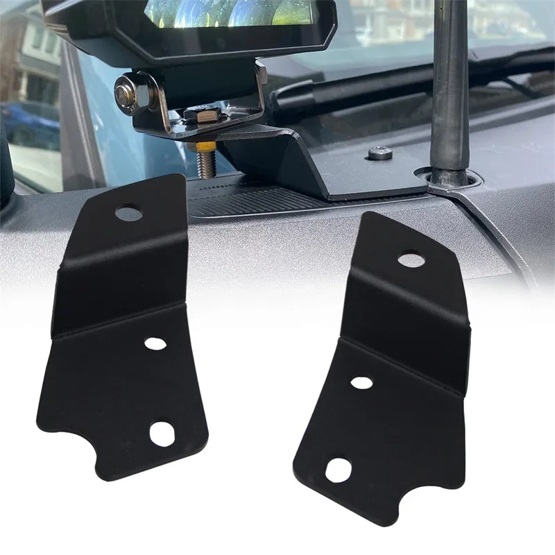 Side Pillar Mounting Brackets A-Pillar Spot Work Light Mounting Brackets Compatible for Ford Bronco 2021 2022