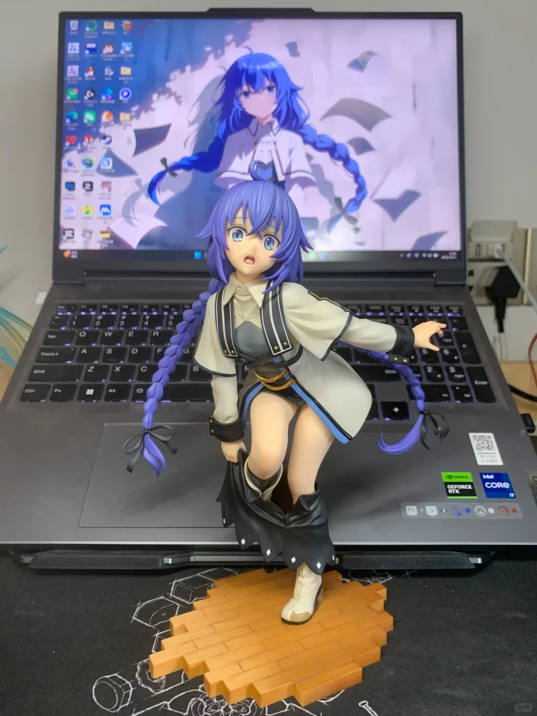 21 cm große Magierfigur Roxy Migurdia aus dem Anime Mushoku Tensei: Jobless Reincarnation, PVC-Sammelfigur für Erwachsene, Modellpuppe, Spielzeug – Detail 4