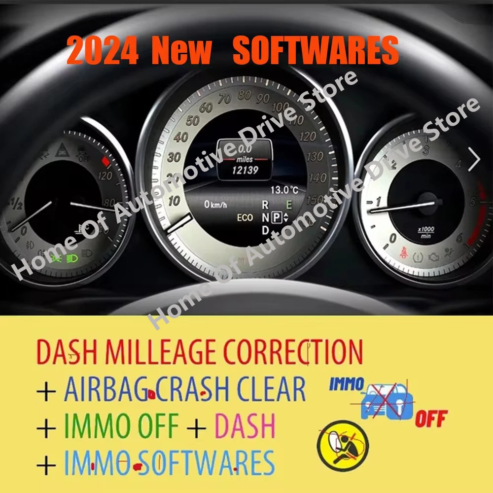 IMMOFF for All Car toolsBrands TOTAL 32 GB Package Software Ecu DASH MILLEAGE CORRECTION+AIRBAGCRASH CLEAR +DASH + IMMO SOFTWARE