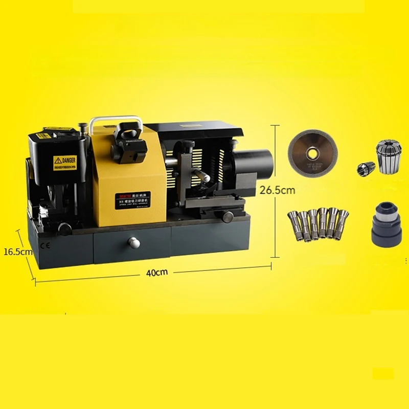 CBN or SDC Drill Bit Sharpener Grinding Sharpening Machine MR-X6 Bit Sharpening Tool MR-X6A  4-14mm sharpening drill machine