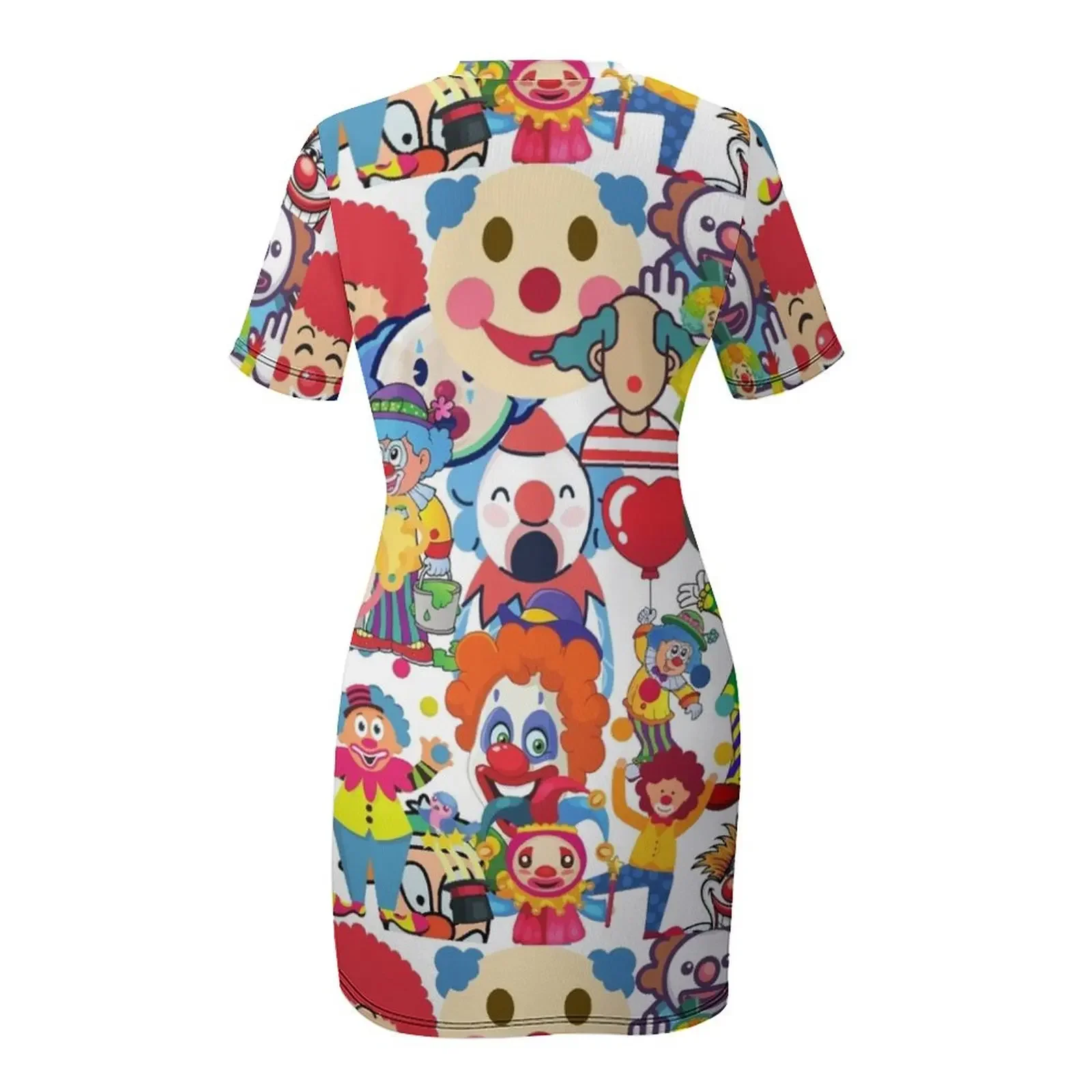 Kolekcja Klaunów Sukienka z krótkim rękawem sukienki plażowe sukienka letnia damska 2025 sukienki na studniówkę letnia sukienka damska 2025