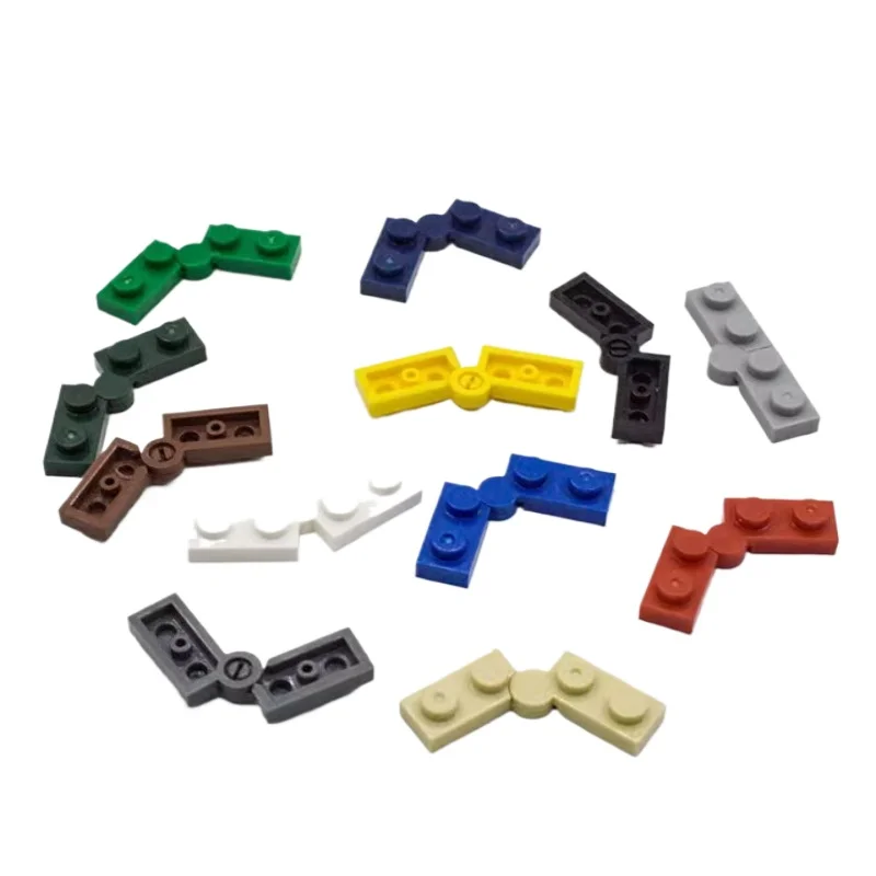 20PCS MOC Parts 73983/19954/2429 Hinge Plate 1x4 Swivel Top DIY Building Blocks Interlocking Bricks Educational Toys for Kids