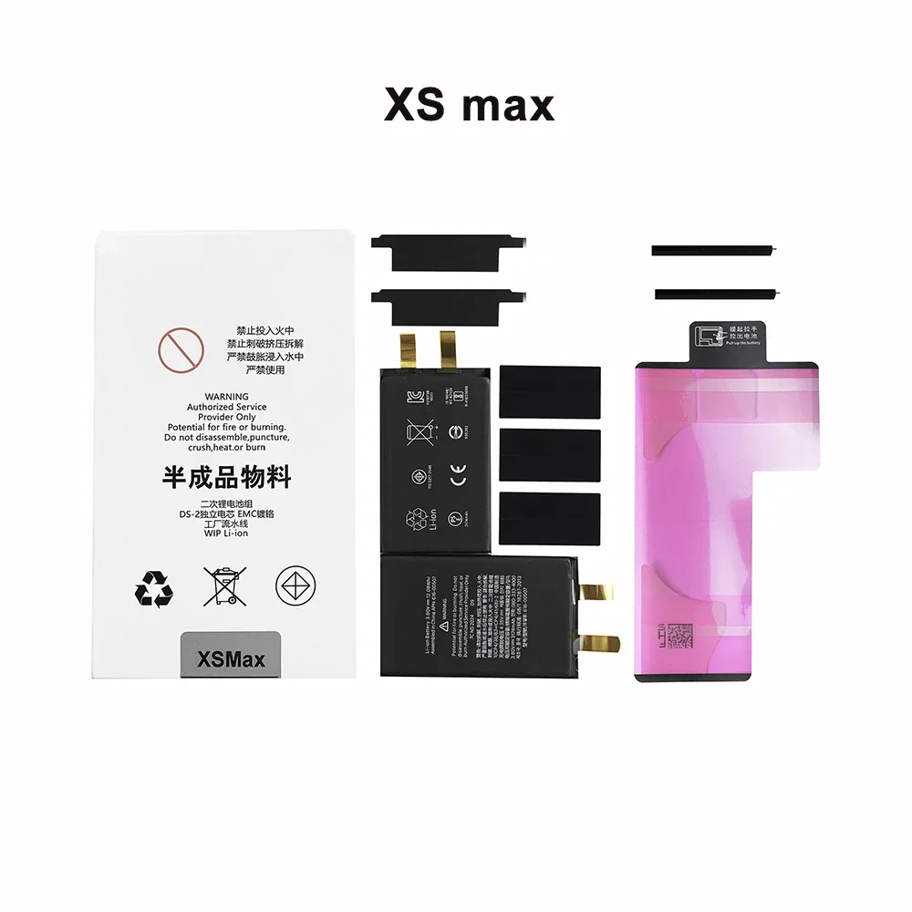 Battery Cell No Without Flex For iPhone XR X Xs 11 12 13 14 15 Pro Max Mini SE 2 Bateria Parts Replacement Non Pop-up Message