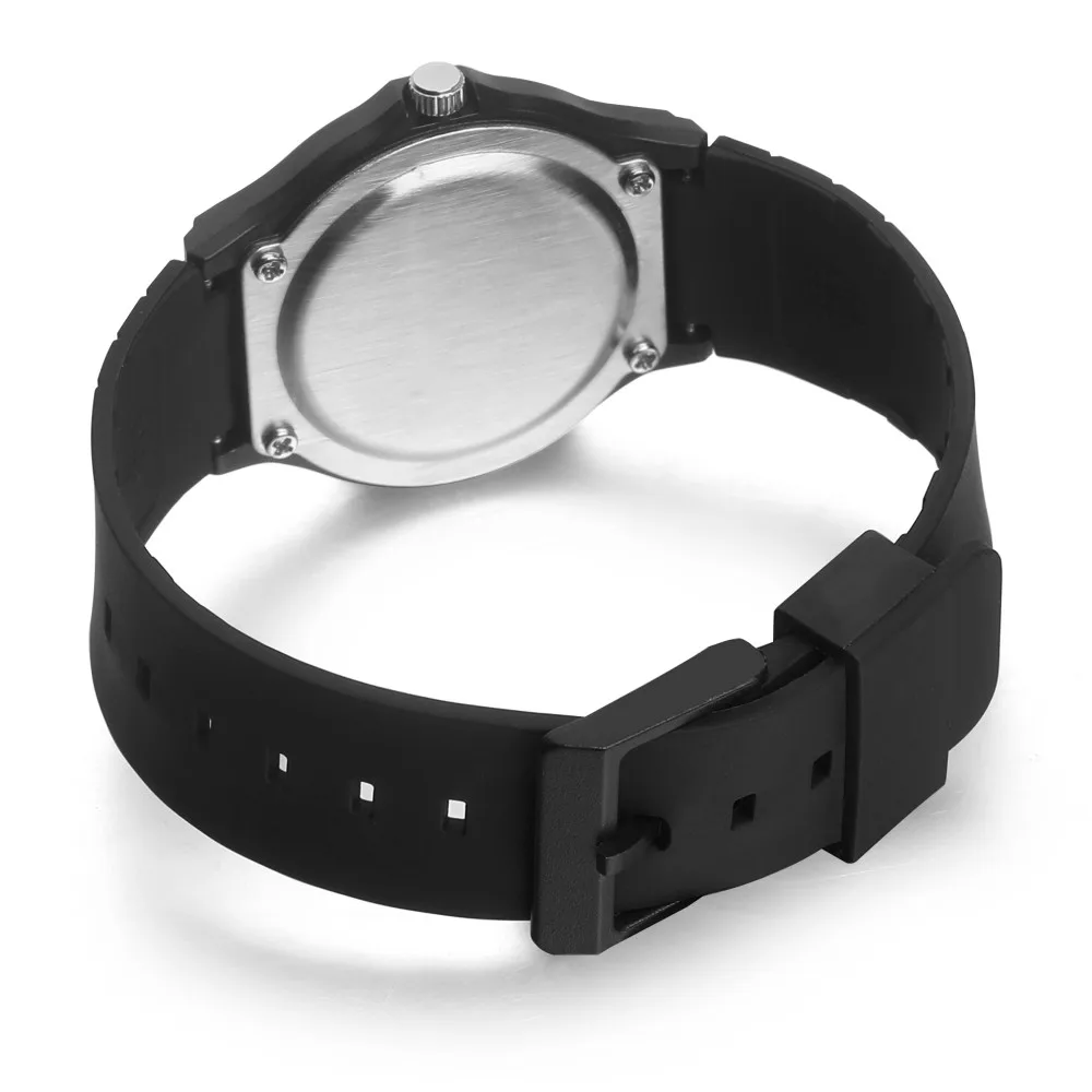 CL071 Small Case Kids Simple Plastic Watch Custom Logo Photo 4 Colors Student Wristwatch view 6