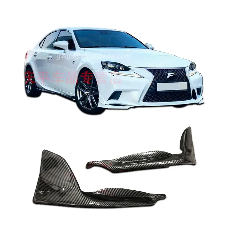 

TRD Angle before version For 2013 and 2016 lexus IS250 IS200t front bumper lip body kit