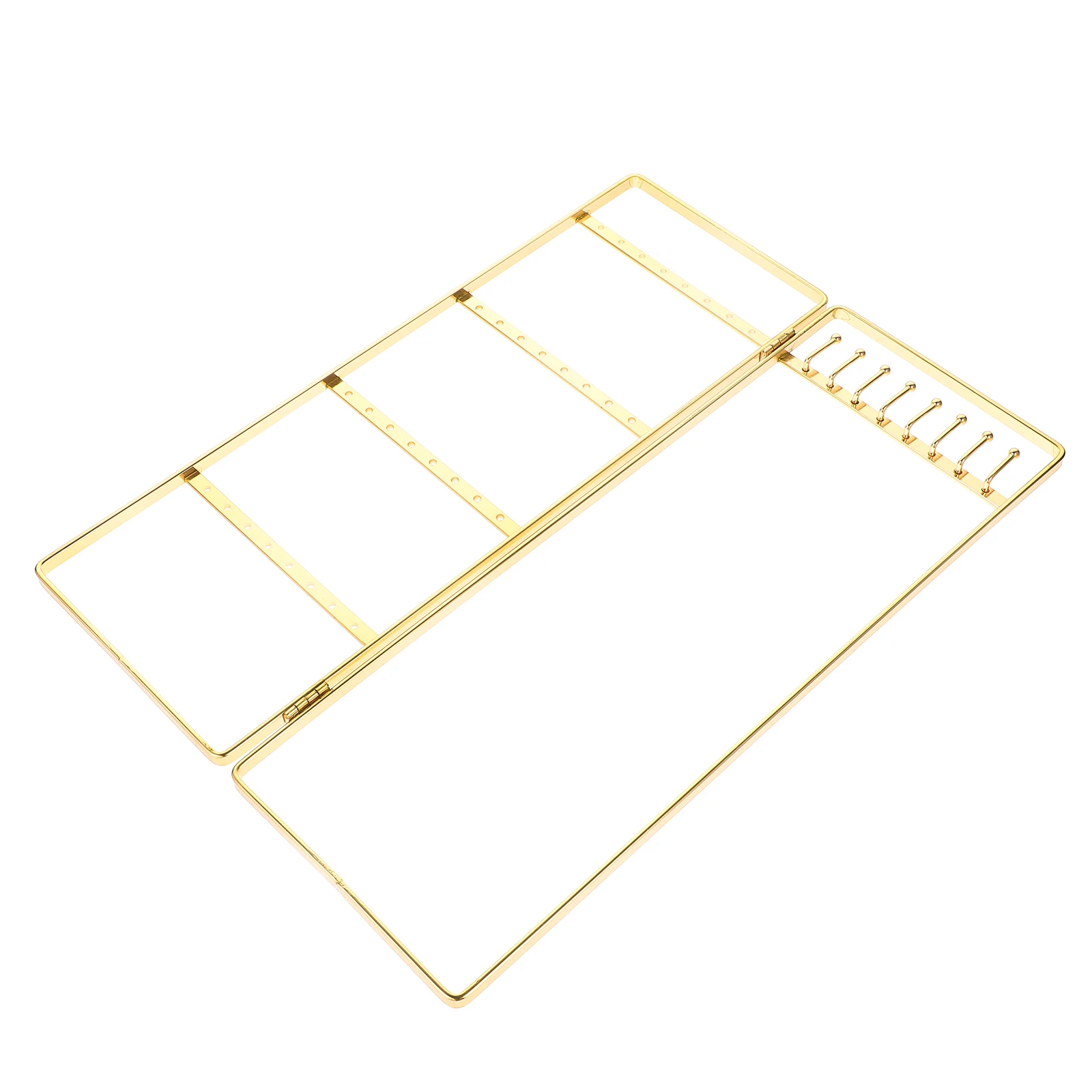 

Iron Earring Jewelry Display Case ganizer Velvet Tray Necklace Rack Jewelry Hanger Earring Desktop Holder