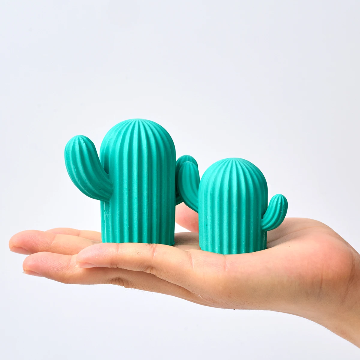 Muffa della candela della pianta succulenta simulazione fai da te Cactus stampo in Silicone carino sapone fatto a mano candela profumata Aroma intonaco che fa la casa Deco