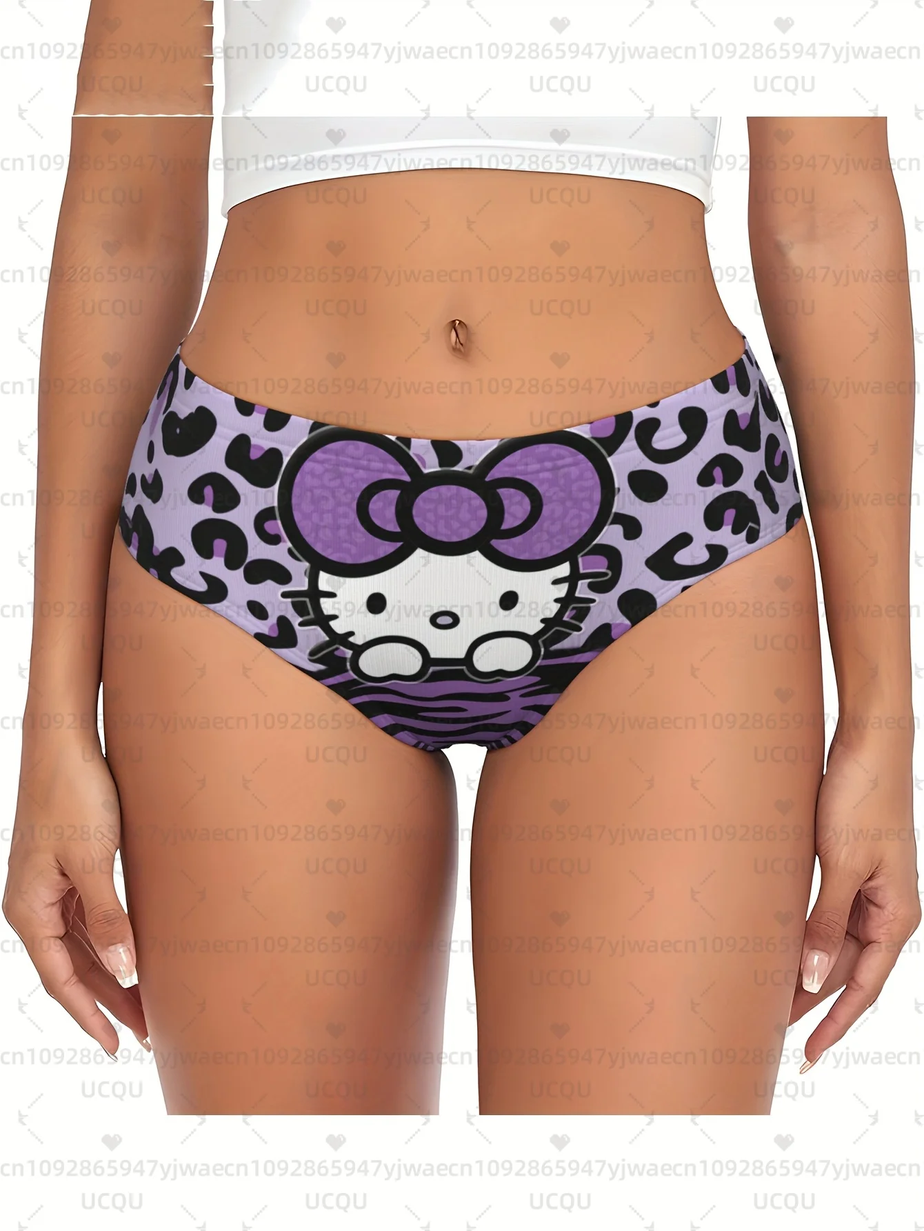 Kuromi Animated Anime Hello Kitty Mutandine brevi Donna Comfort Biancheria intima elasticizzata Regali di San Valentino Mutande