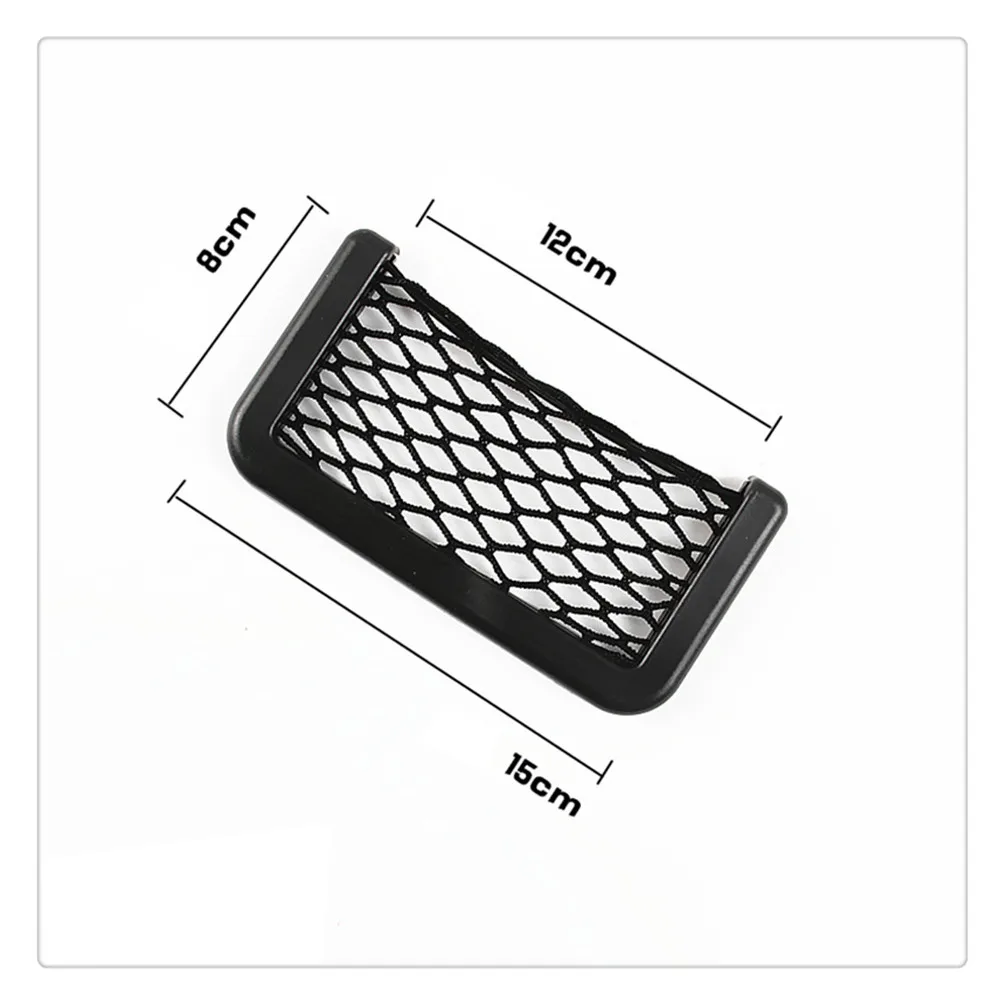 1Pcs Car Organizer Storage Bag Paste Net Pocket for McLaren Mack Seat UD Trucks Vauxhall Ashok Leyland