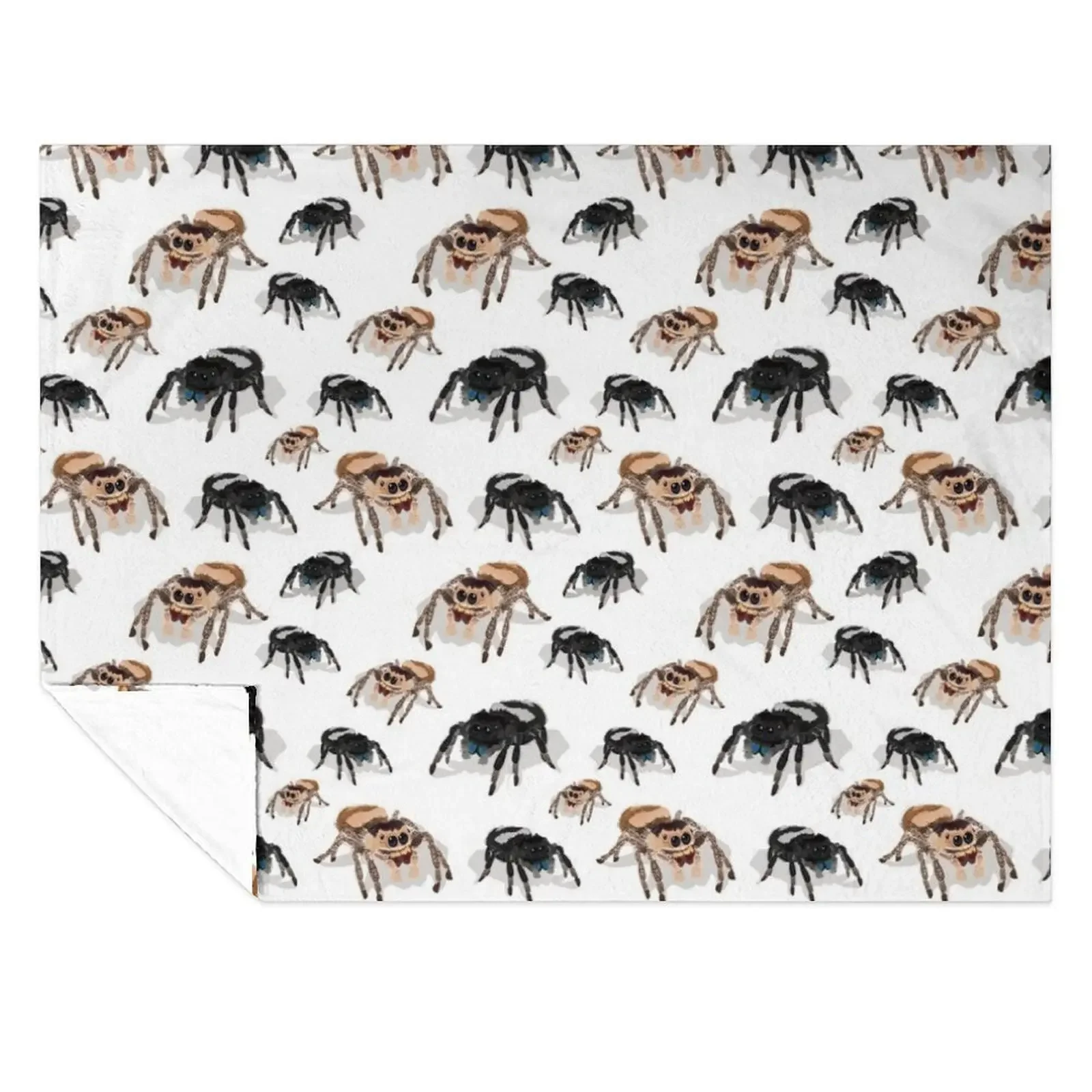 

Pet Regal Jumping Spider Phiddipus Regius Throw Blanket Polar Moving Soft Beds Decoratives Blankets