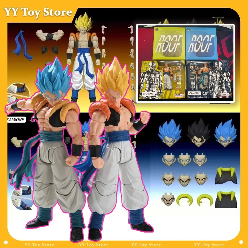 

New Tonsenarttoys Kamione Dragon Ball Z SHF Super Saiyan SSJ SSJ2 Gogeta Son Goku Trunks Anime Action Figures Toys Models Gift