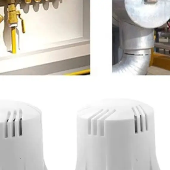 For M30x1.5 Thermostatic Head Radiator Valve 4 Pack White Alloy Plastic Heating Temperature Control Regulator For Home System