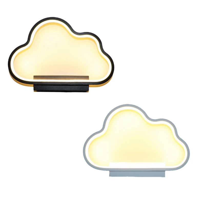 Cloud Design Decor Wall Light 220V ฝัง Sconce Cloud Shape Wall Light ในร่มโคมไฟห้องนอนห้องนั่งเล่น A