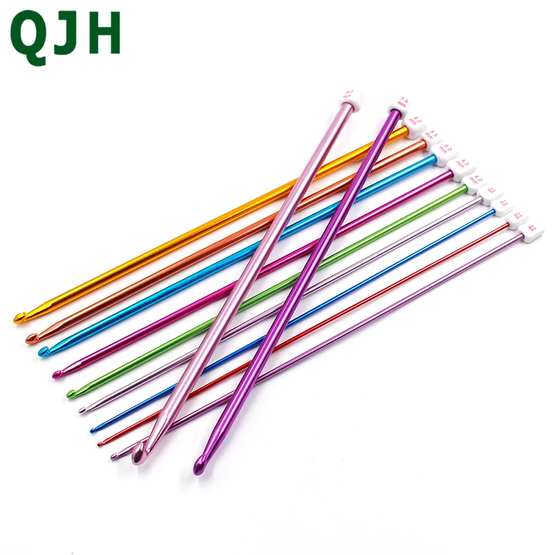 

2.0mm-8.0mm Hand knitted sweaters and scarves Metal crochet aluminum sweaters and scarves Sewing needles Sets 11 pcs