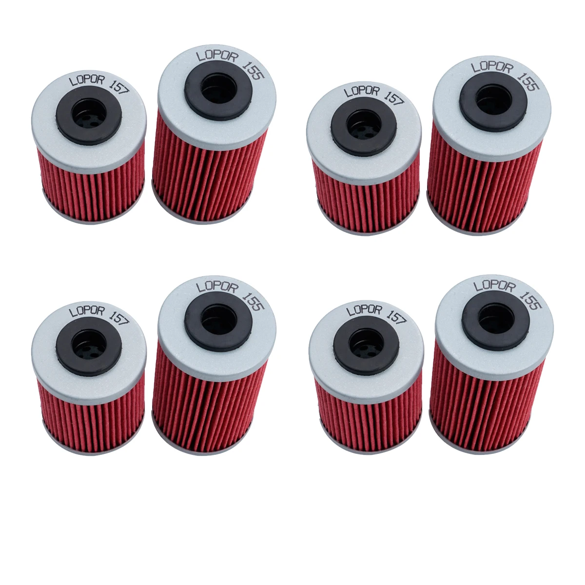 

Four Pairs Motorcycle Oil Filter For 250 400 450 520 525 540 560 625 660 690 EXC MXC SX XC-W SMR SXC SXS SMC Supermoto