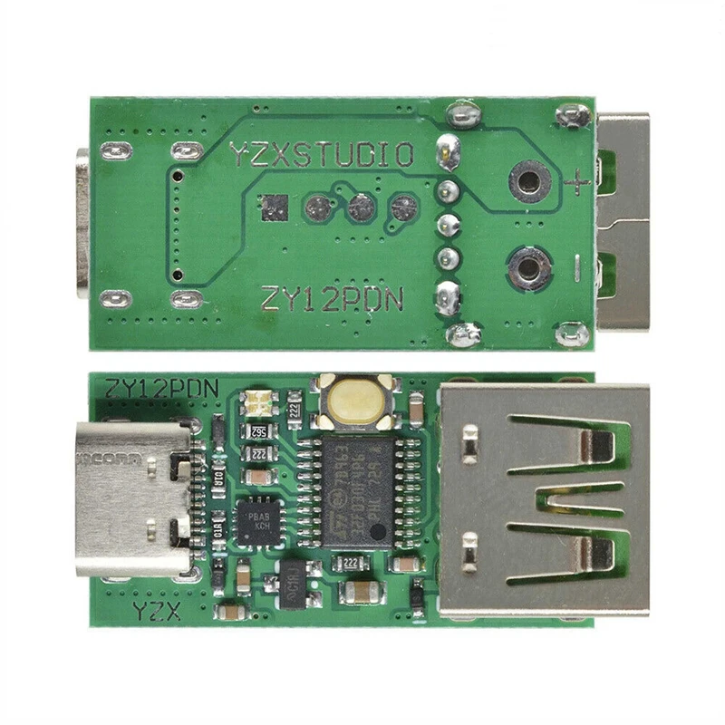 USB-C Type-C PD2.0 3.0 to DC USB Charge Trigger Poll Detector ZYPDS ZY12PDN A2TM