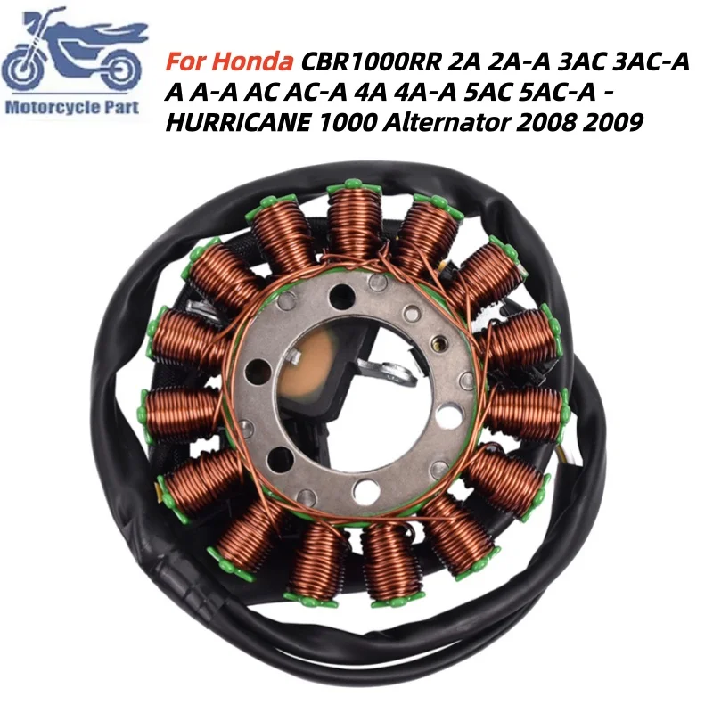 Motor Stator Coil For Honda CBR1000RR 2A 2A-A 3AC 3AC-A A A-A AC AC-A 4A 4A-A 5AC 5AC-A - HURRICANE 1000 Alternator 2008 2009