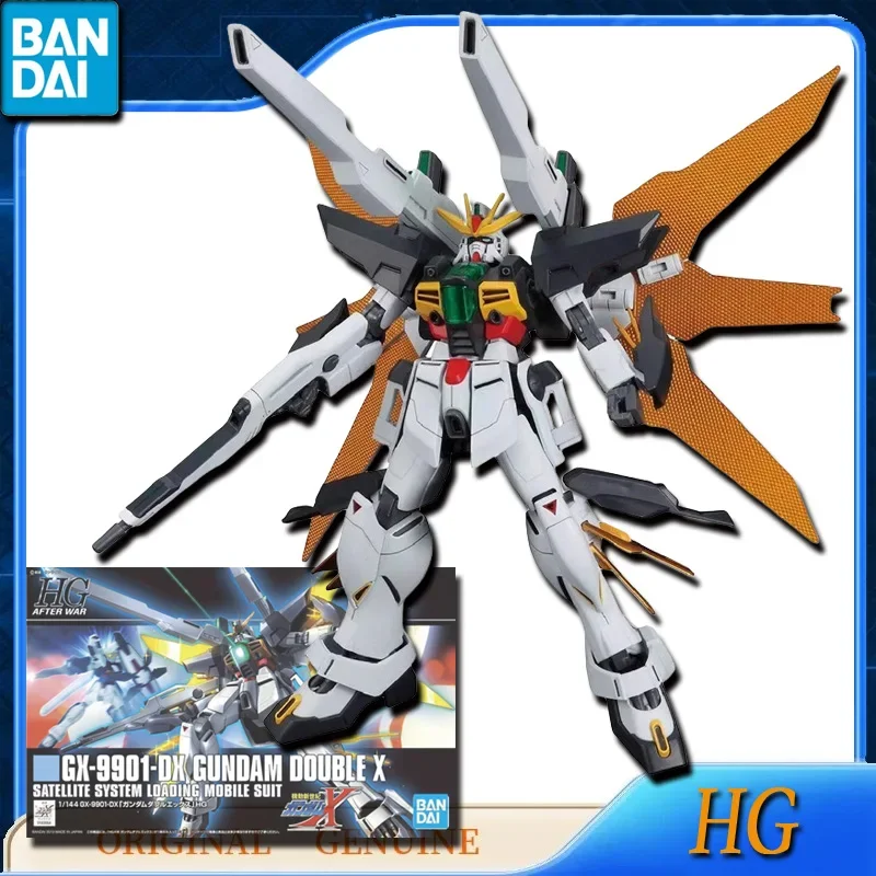 Bandai Original Genuine HG HGAW GX-9901-DX GUNDAM DOUBLE X Anime Action Figures Toys for Kids Gift Assembly Model Ornaments