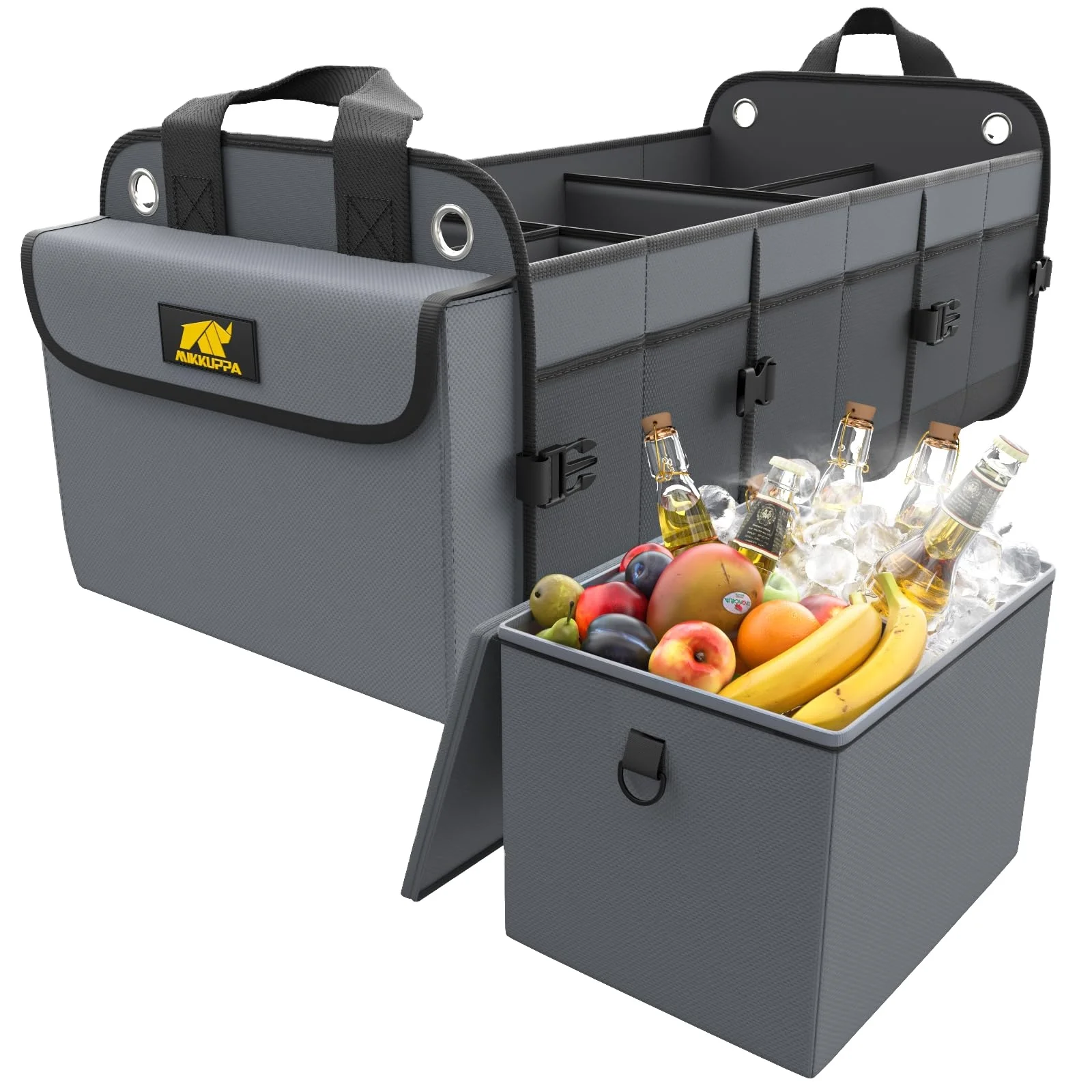 

5 PCS/Carton RTS-QSP050 Car Trunk Organizer Polyester Insulated Leakproof Cooler Bag