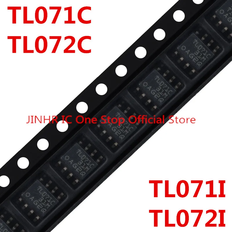 New 10PCS TL071 TL071C TL071I TL071CDR TL071IDR, TL072 TL072C TL072I TL072CDR TL072IDR, 8-SOIC, operational amplifier