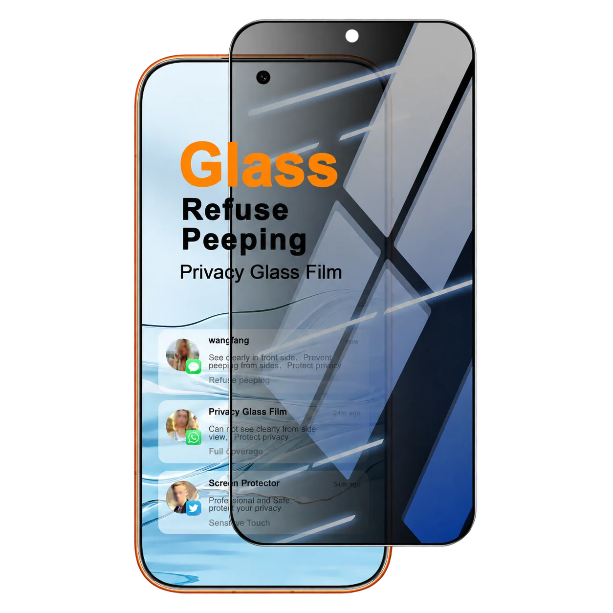 Privacy Tempered Glass For Honor 600 Pro Lite Smart 600E 5G Global Protector Film Anti Oil FM0010