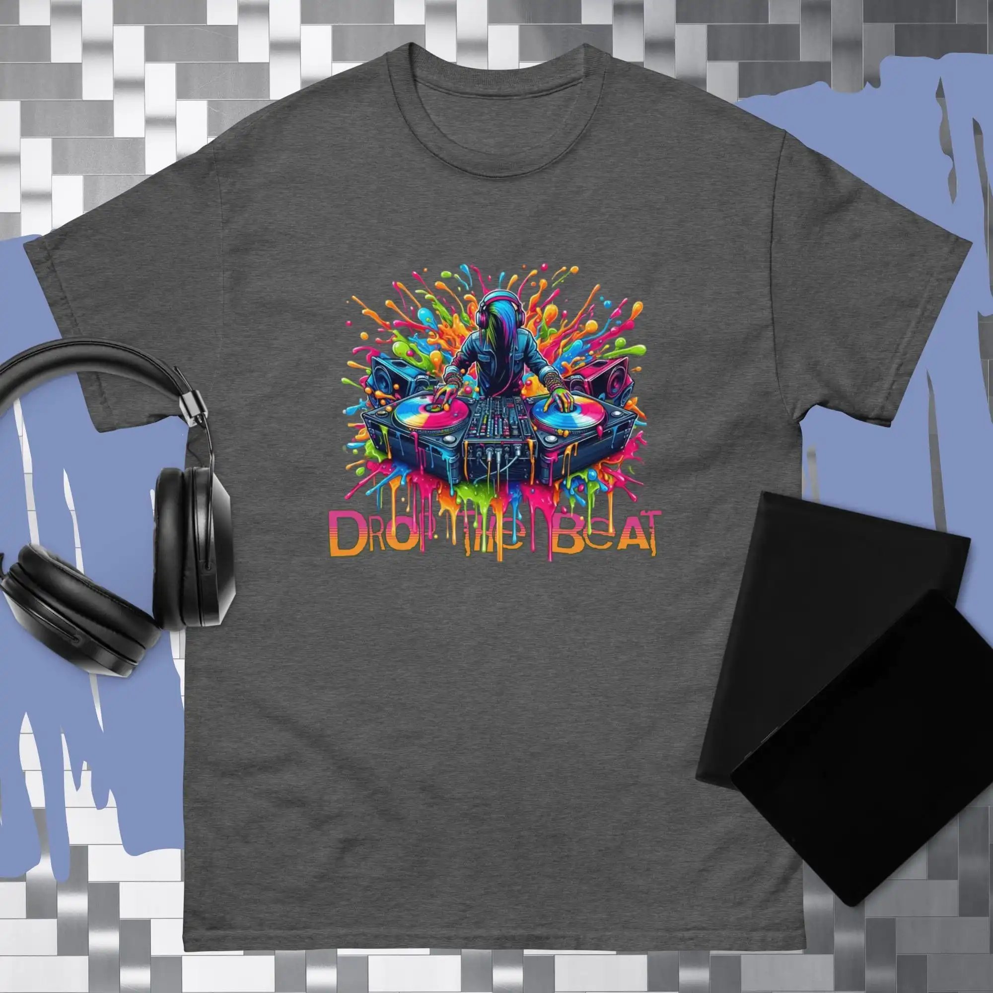 

Футболка Drop The Beat Dj House Music Hip Hop Lover Techno