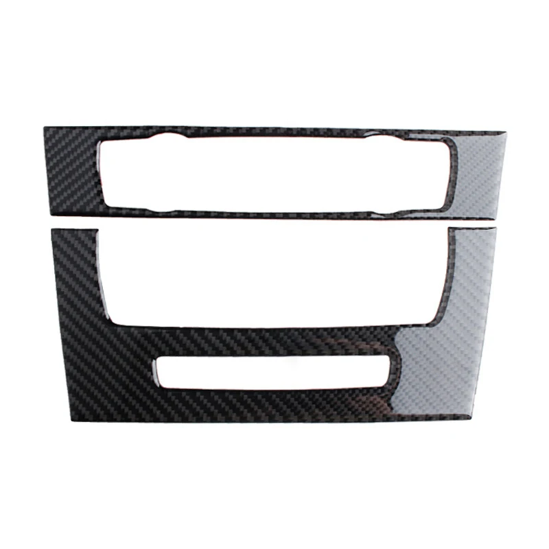 Real Carbon Fiber Car Center Control CD Panel Frame Cover Trim For BMW 3 Series E90 E92 E93 05 - 12 Styling Interior Accessory