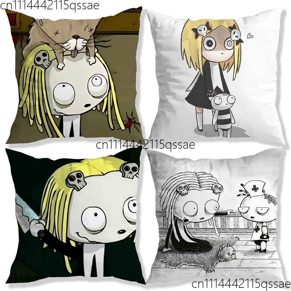 Lenore FOR The Cute Little Dead Girl Pillow cases Sofa cushion cover home bedroom room decoration