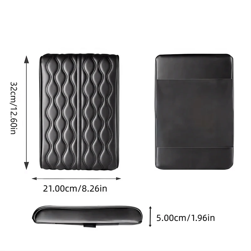 Car Armrest Boost Pad Heighten  Leather Protection Cushion For Nissan Juke Qashqai J11 Note Pathfinder Patrol Y62 Skyline Altima