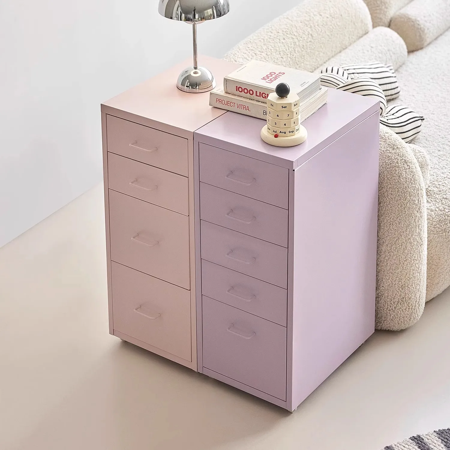 

Multi-layer data locker under desk tin file cabinet with lock drawer movable small cabinet