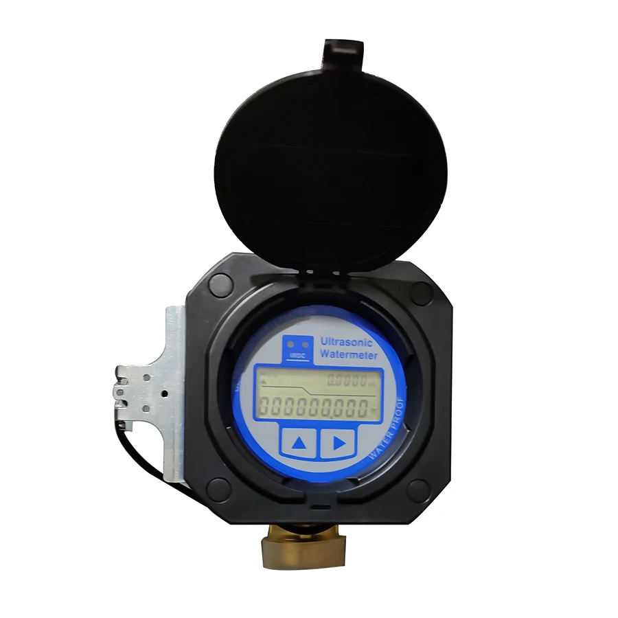 ASW-1 Ultrasonic Liquid Flow Meter Modbus RS485 Small Diameter DN15-40mm Threaded Connection Copper Pipe Smart Watermeter