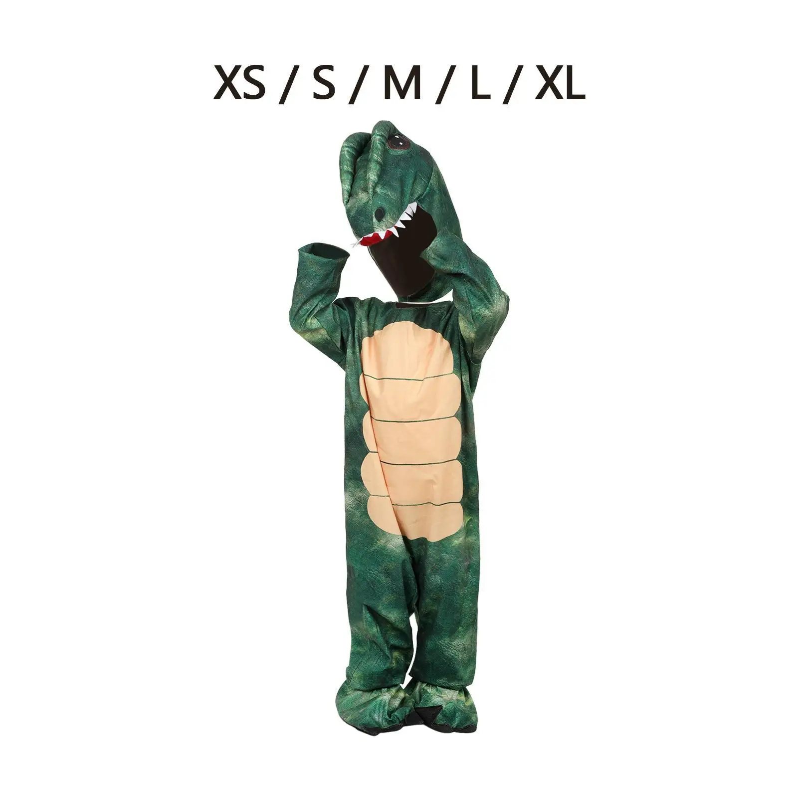 Kids Dinosaur Costume for Boys Comfortable Dressing up Halloween T Rex Costume for Festival Stage Show Role Playing Photo Props
