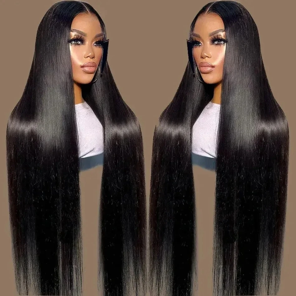 13x4 Bone Straight Lace Front Wigs Human Hair Brazilian Glueless 13x6 HD Lace Frontal Human Hair Wig For Women