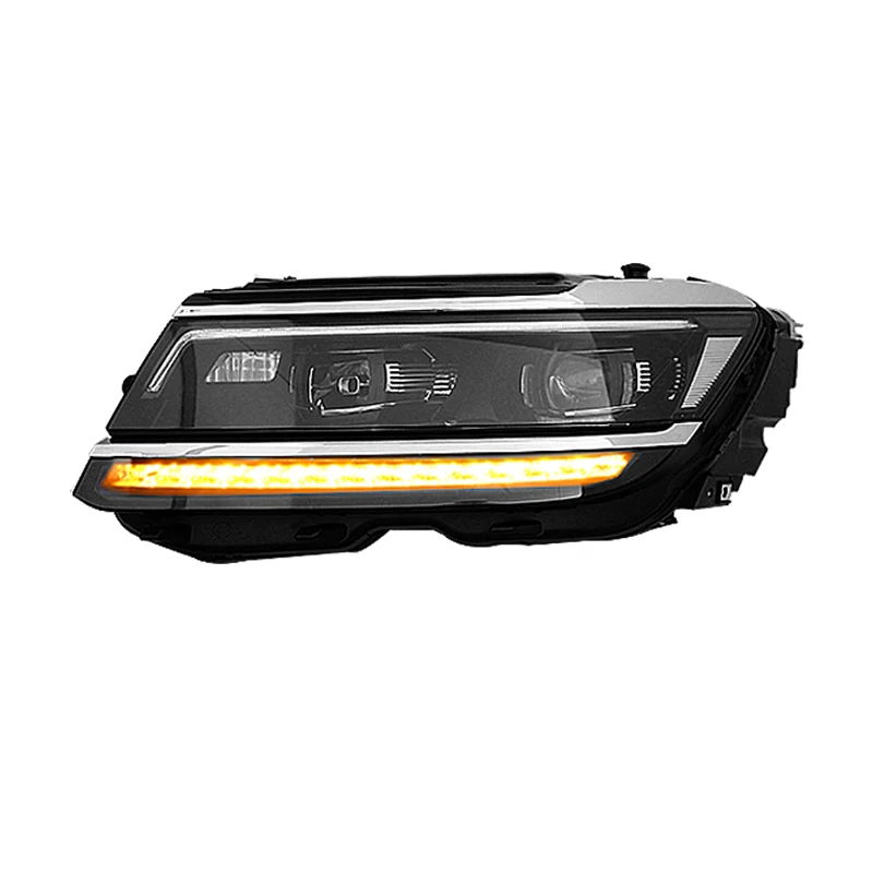 dynamic turning signal headlamp for VW Tiguan  headlights look LED DRL dual beam projector for  Tiguan  2017-2021