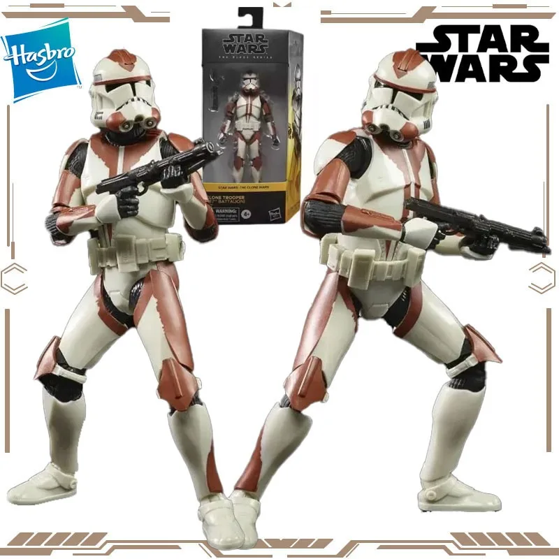 

Hasbro Original Star Wars THE Clone Wars Clone Trooper 187 Battalion Action Figure Toys for Boys Girls Gift Collectible Model