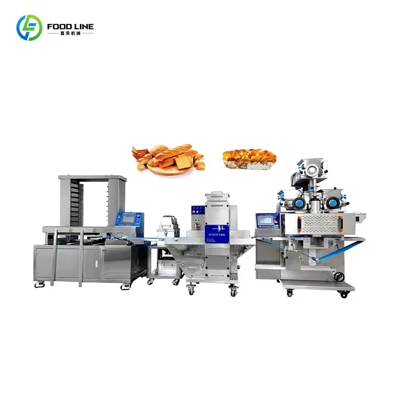 Customized Commercial Automatic Bread Making Machine with Precise Temperature Control Bread Production Line High Efficiency
