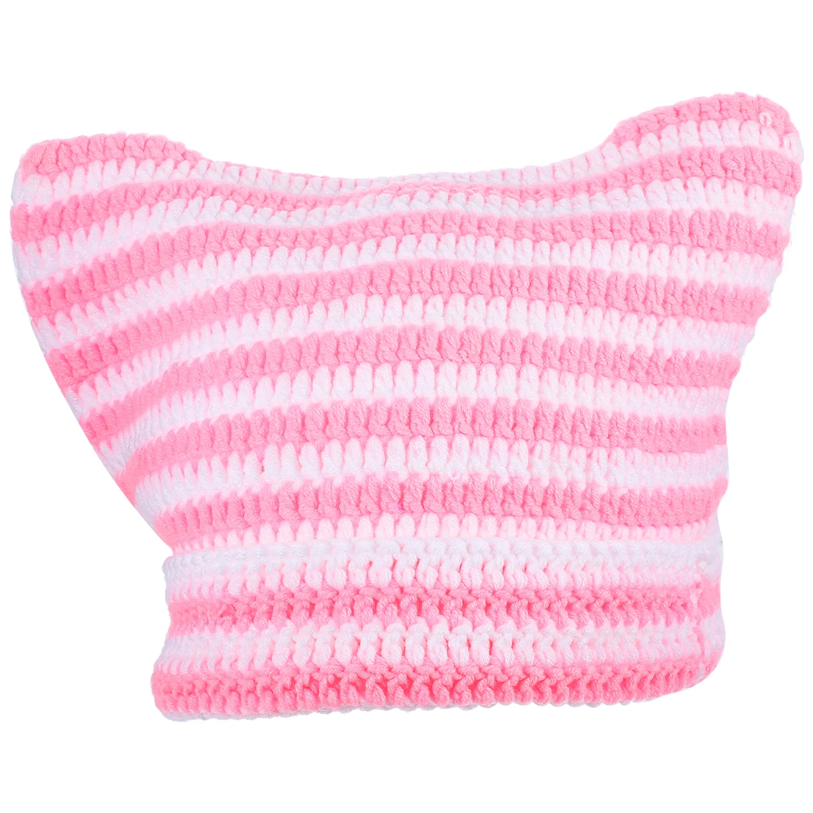 

Wool Cat Hat Knit Cap Hats Autumn And Winter Acrylic Knitted Beanie Kitten Women's