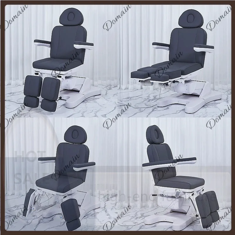 VP Electric Multi-Function Beauty Bed Rotating Tattoo Chair Full Back Exam Bed Reclining Split Leg Lift Bed