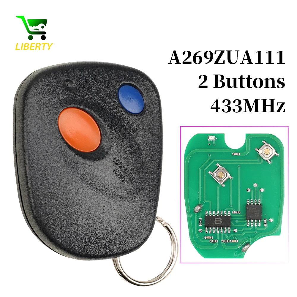 

Liberty Remote Key Fob Subaru 2000 2001 2002 2003 2004 Outback Legacy Impreza Baja Fccid A269ZUA111 2 Buttons 433Mhz