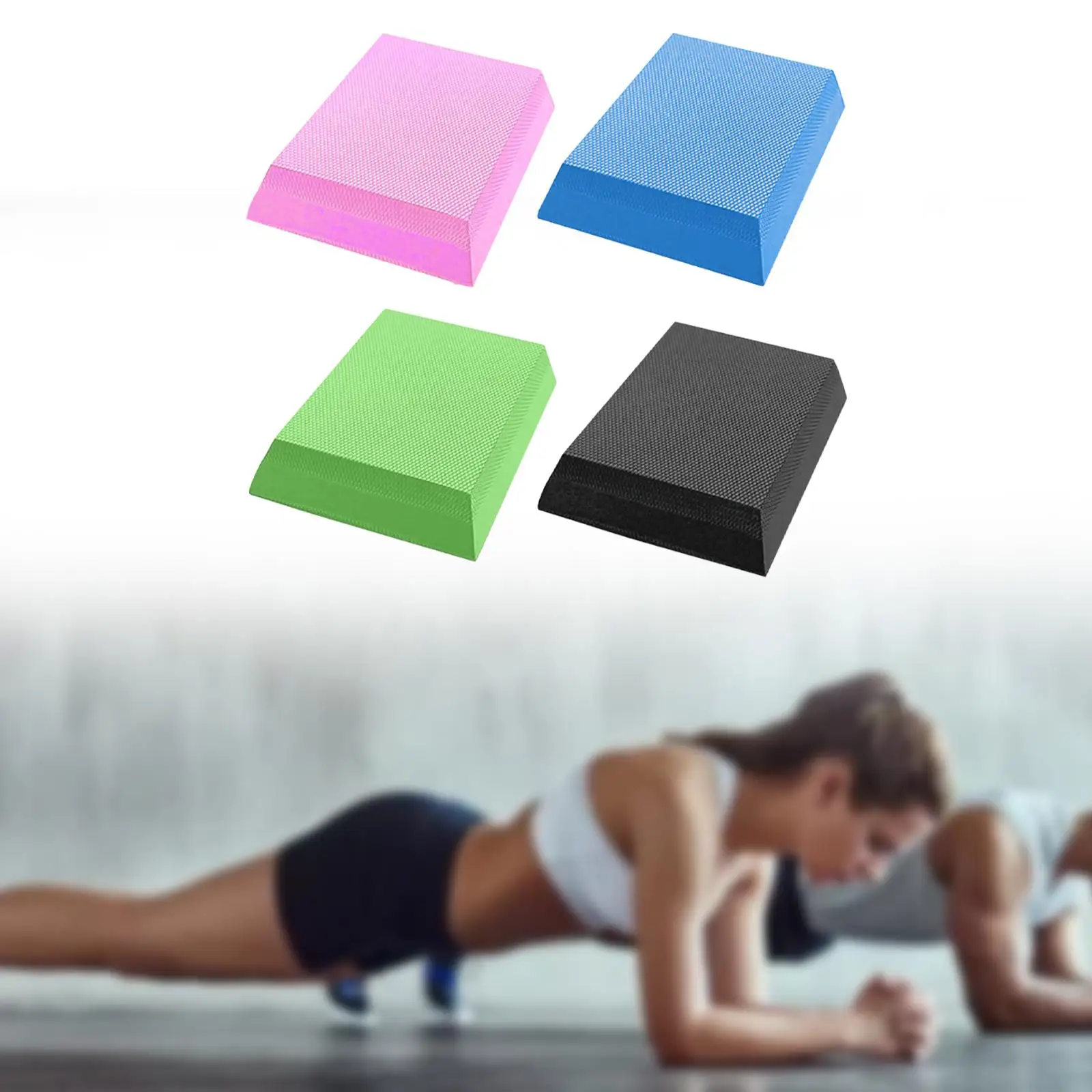 Exercise Balance Pad High Density Waterproof Soft Non Slip Anti Tear Foam Mat for Workout Pilates Meditation Home Gym Stability