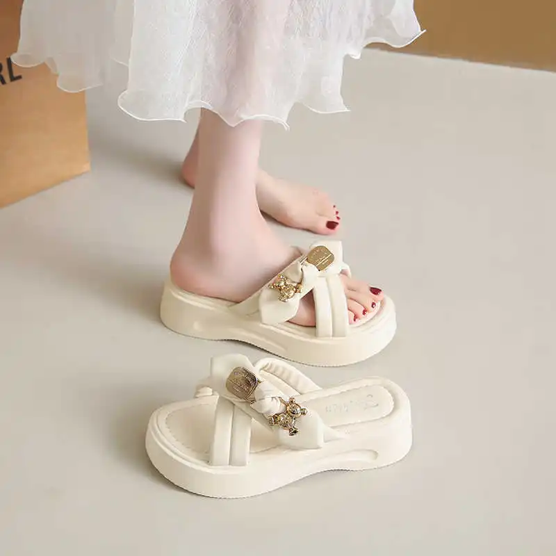 Con correa, zapatillas de Skate superligeras para mujer, sandalias tipo Tanga, zapatos, chanclas, zapatillas deportivas, móvil Luxo