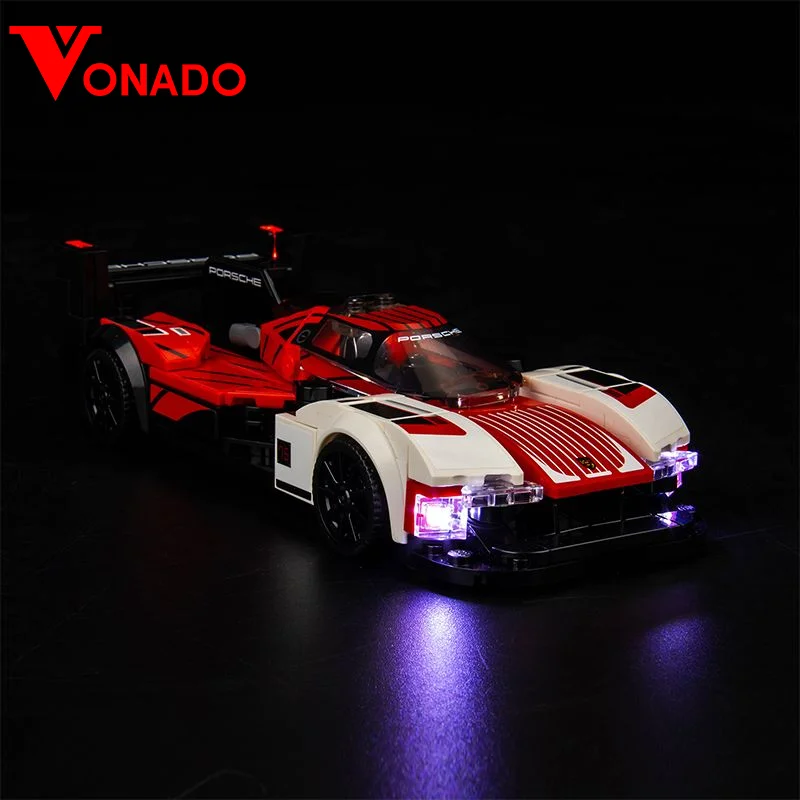 Vonado LED Light For 76914 Porsche 963 Lighting DIY Toys (Not ​Include the Model)