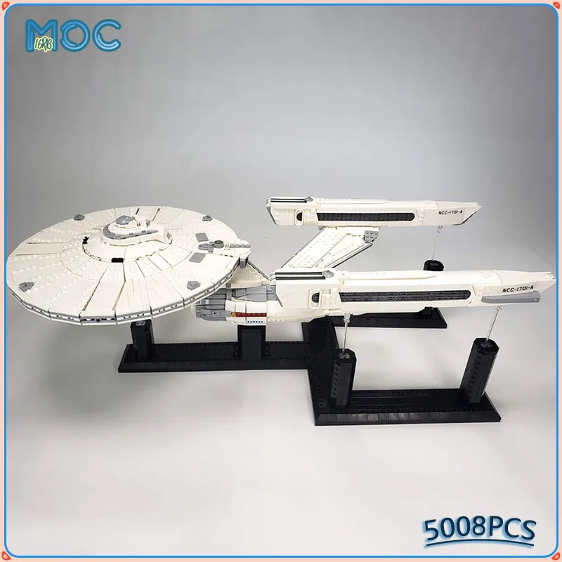 U.S.S. Enterprise NCC-1701-A - UCCS Model MOC Building Blocks DIY Assemble Bricks Space Collection Creative Toys Gifts 5008PCS