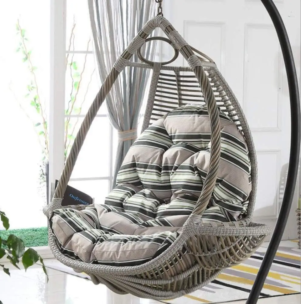 Hanging Nest Washable Egg Chair Cushion,Waterproof Thick Comfortable Swing Chair Cushion,for Hanging Basket Seat, Customized